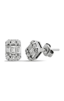 Pirnus Diamond Baget Küpe 14 Ayar Altın Gramı : 2.22 Pirnus Diamond Baget Küpe 14 Ayar Altın Gramı : 2.22