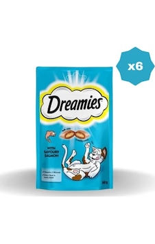 Dreamies Kedi Ödül Maması Somon 60 Gr - 6 Adet Dreamies Kedi Ödül Maması Somon 60 Gr - 6 Adet