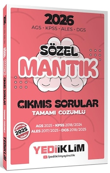 Yediiklim 2026 Ags Kpss Ales Dgs Sözel Mantık Tamamı Çözümlü Çıkmış Sorular Yediiklim 2026 Ags Kpss Ales Dgs Sözel Mantık Tamamı Çözümlü Çıkmış Sorular