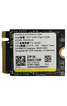 Phison P0327 512gb M.2 2230 Pcıe Gen4x4 Nvme Ssd 1