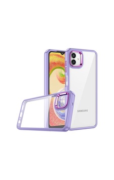Galaxy A04e Kılıf Zore Flora Kapak Lila Galaxy A04e Kılıf Zore Flora Kapak Lila