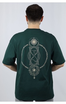 Ventov Balance İn Time Oversize Tişört Vtt2603 Yeşil