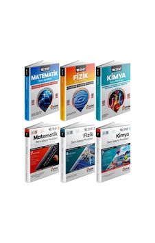Aydın 2025 10. Sınıf Matematik + Fizik + Kimya Ders Anlatım Fasikülleri Konu Özetli Soru 6 Kitap Aydın 2025 10. Sınıf Matematik + Fizik + Kimya Ders Anlatım Fasikülleri Konu Özetli Soru 6 Kitap