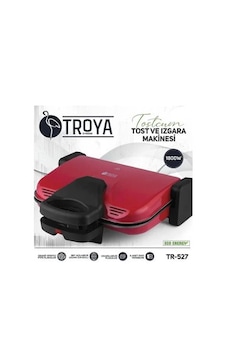Troya Tostçum TR-527 1800 W Izgara Ve Tost Makinesi Troya Tostçum TR-527 1800 W Izgara Ve Tost Makinesi