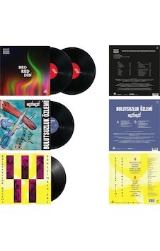 Bulutsuzluk Özlemi - Bedreddin / Güneşimden Kaç / Uçtu Uçtu 3 Plak Özel Set