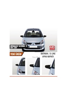 Renault Scenic 2 (2004 - 2009) Sonrası Batman Yarasa Ayna Kapağı (p