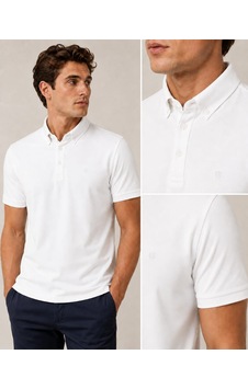 Craft Kagi Polo Yaka Düğmeli Tişört Beyaz Craft Kagi Polo Yaka Düğmeli Tişört Beyaz