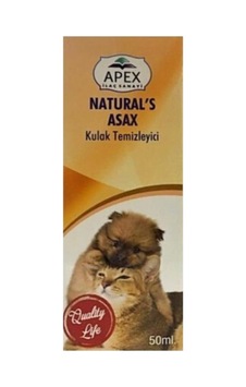Natural Asax Kedi Ve Köpek Kulak Temizleme Losyonu 50ml - 43623223