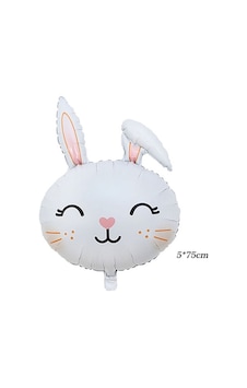 Tavşan Kafası Folyo Balon 75x55 Cm Tavşan Kafası Folyo Balon 75x55 Cm