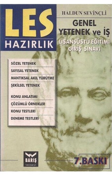 Les Hazırlık Genel Yetenek Lisanüstü Eğitimi Giriş Sınavı N11.135