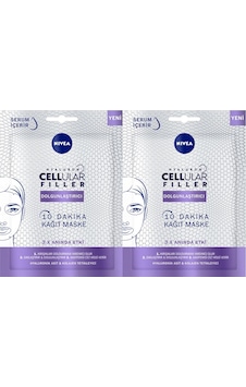 Nivea Cellular Hyaluron Filler Dolgunlaştırıcı Kolaje Kağıt Maske 2 Adet Nivea Cellular Hyaluron Filler Dolgunlaştırıcı Kolaje Kağıt Maske 2 Adet