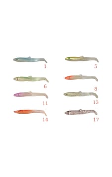 Captain 3595 Elegant 3.5Cm Silikon Zargana 5'Li Paket Suni Yem