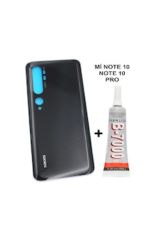 Xiaomi Mi Note 10/10 Pro Arka Cam Batarya Pil Kapağı Siyah+yapışt