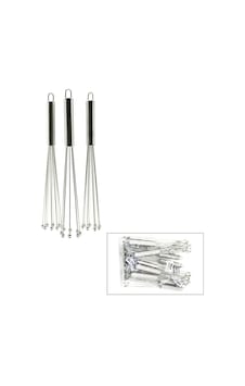 İbico İ22-358 Metal Çırpıcı Uç 13.5cm Sap: 11.5cm 8-boncuk Uçlu Çek Aç Krom Sap - 12'li Paket İbico İ22-358 Metal Çırpıcı Uç 13.5cm Sap: 11.5cm 8-boncuk Uçlu Çek Aç Krom Sap - 12'li Paket