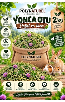 Polynaturel Doğal Yonca Otu 2000 Gr Tavşan, Hamster, Guinea Pig Ve Kemirgenler İçin Kuru Yonca Yem Polynaturel Doğal Yonca Otu 2000 Gr Tavşan, Hamster, Guinea Pig Ve Kemirgenler İçin Kuru Yonca Yem