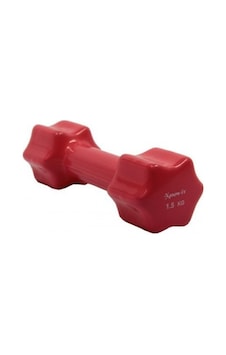 Dambıl 1.5 KG x 1 Adet Deluxe Pvc Kaplama Demir Dambılıl Pembe