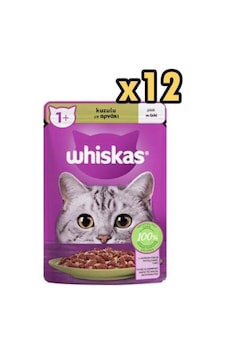 Whiskas Pouch Jöle Içinde Kuzulu Yetişkin Kedi Konservesi 85gr X 12 Adet Whiskas Pouch Jöle Içinde Kuzulu Yetişkin Kedi Konservesi 85gr X 12 Adet