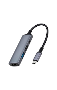 Ttec Pd 100w 4in1 Type-c To Dönüştürücü Hub Type-c To Pd3.0 4k Hdmı Usb-a 3.2 Usb Çoğaltıcı Görüntü Aktarım Cevirici