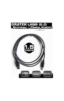 Hp Smart Tank 596 1.5 Metre Yazıcı Kablosu - Usb A To B Printer Cable Tüm Markalara Uyumludur. 1.5mt Hp Smart Tank 596 1.5 Metre Yazıcı Kablosu - Usb A To B Printer Cable Tüm Markalara Uyumludur. 1.5mt
