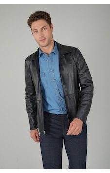Bisse Lacivert Regular Fit Deri Gerçek Mont Dm25y25002 D39 Bisse Lacivert Regular Fit Deri Gerçek Mont Dm25y25002 D39