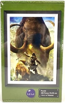 Puzzle Avcı Ve Mamut 280 Parça 35x50 Puzzle Avcı Ve Mamut 280 Parça 35x50