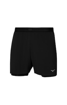 Mizuno Tech Light 5.5 2 In 1 Short Erkek Şort Siyah Çok Renkli
