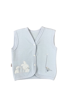 Gaye Bebe Bebek Yelek 4488 Mavi