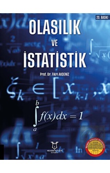 Olasılık ve İstatistik  - Fikri Akdeniz  - Akademisyen Kitabevi