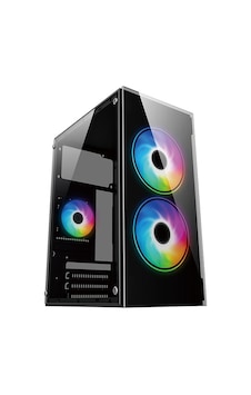 Iromx Btx-b350g 350w 2x12 Cm Rgb Fan Atx 1xusb2.0/1xusb3.0 Siyah Mını Gamıng Kasa Iromx Btx-b350g 350w 2x12 Cm Rgb Fan Atx 1xusb2.0/1xusb3.0 Siyah Mını Gamıng Kasa