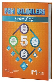 Mozaik Yayınları 2025 5.sınıf Fen Bilimleri Defter Kitap Mozaik Yayınları 2025 5.sınıf Fen Bilimleri Defter Kitap