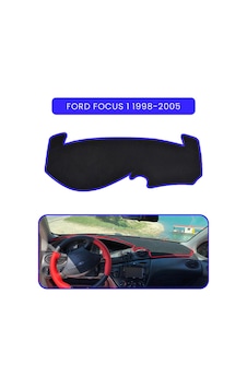 Ford Focus 1 1998-2005 Torpido Koruma Halısı Mavi Kenar