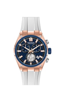 Quantum Hng1237.493 Quartz Silikon Beyaz Safir 10 Atm 44 Mm Erkek Kol Saati Rose Gold Quantum Hng1237.493 Quartz Silikon Beyaz Safir 10 Atm 44 Mm Erkek Kol Saati Rose Gold