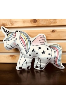 Unicorn Tasarımlı Yumuşakk Peluş Yastıkk 3e Unicorn Tasarımlı Yumuşakk Peluş Yastıkk 3e