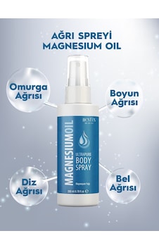 Beauty Magnezyum Yağı 200 Ml Magnesium Oil Sprey Form