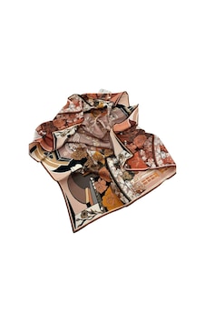 AKER Bosphorus Çift Taraflı İpek Twill Eşarp 8834712-931 Pembe AKER Bosphorus Çift Taraflı İpek Twill Eşarp 8834712-931 Pembe