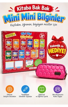Efsane Bilgin 1.sınıf Mini Mini Bilginler Zenginleştirilmiş İnteraktif Eğitim Seti + Hediye Kalemlik Efsane Bilgin 1.sınıf Mini Mini Bilginler Zenginleştirilmiş İnteraktif Eğitim Seti + Hediye Kalemlik