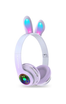 Tavşan Kulaklı Bluetooth Kulaklık, Renkli Led Işıklı, 5.0 Versiyon, Ayarlanabilir Büyüklük, Hafıza Kart Giriş Tavşan Kulaklı Bluetooth Kulaklık, Renkli Led Işıklı, 5.0 Versiyon, Ayarlanabilir Büyüklük, Hafıza Kart Giriş