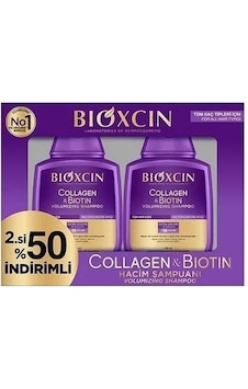 Bioxcin Collagen Biotin Ekstra Hacim Dolgunlaştırıcı Şampuan 2 x 300 ML Bioxcin Collagen Biotin Ekstra Hacim Dolgunlaştırıcı Şampuan 2 x 300 ML