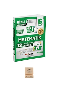 Gizli 6. Sınıf Matematik 12'li Deneme-meb Gibi Sordu + Telefon Standı Gizli 6. Sınıf Matematik 12'li Deneme-meb Gibi Sordu + Telefon Standı