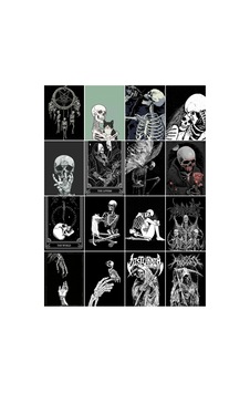 Skull And Love Çoklu 16'lı Sticker Seti Diğer Skull And Love Çoklu 16'lı Sticker Seti Diğer