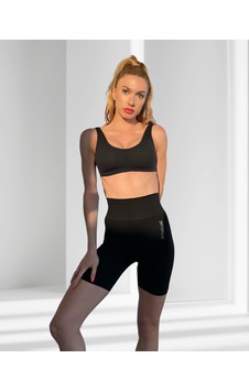 Fitinsane Seamless Toparlayıcı Siyah Kısa Spor Tayt Siyah Fitinsane Seamless Toparlayıcı Siyah Kısa Spor Tayt Siyah