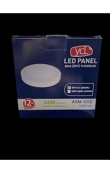 Ycl 12w Sıva Üstü Yuvarlak Led Panel Beyaz 6500k Beyaz Ycl 12w Sıva Üstü Yuvarlak Led Panel Beyaz 6500k Beyaz