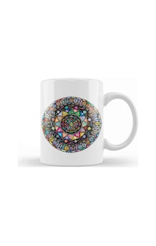 Mandala Renkli Hat Sanatı 02 Kupa Bardak Porselen Karışık Mandala Renkli Hat Sanatı 02 Kupa Bardak Porselen Karışık