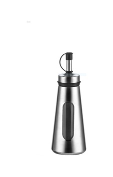 Yağlık Cam 150 Ml Tekli Dışı Metal Gümüş