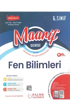 Palme Yayınları 6. Sınıf Maarif Serisi Fen Bilimleri Haftalık Deneme 41 Föy Palme Yayınları 6. Sınıf Maarif Serisi Fen Bilimleri Haftalık Deneme 41 Föy