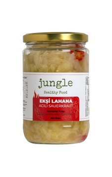 4 Adet Jungle Ekşi Lahana Acılı Sauerkraut Turşu 580 G 4 Adet Jungle Ekşi Lahana Acılı Sauerkraut Turşu 580 G