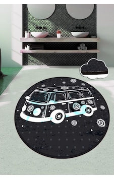 Bus Çap 120X120 Cm Dekoratif Halı , Kaymaz Halı Bus Çap 120X120 Cm Dekoratif Halı , Kaymaz Halı