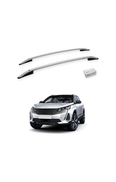 Turtle Peugeot 3008 P84 2017-2024 Tavan Çıtası Crown Gri