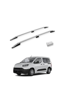 Turtle Toyota Proace City 2019-2025 / Kısa Şasi Tavan Çıtası Crown Gri