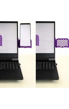 3d Baskı Monitor Telefon Tutucu - Petek Desenli Laptop Kenar Telefon Tutucu-mor Çok Renkli 3d Baskı Monitor Telefon Tutucu - Petek Desenli Laptop Kenar Telefon Tutucu-mor Çok Renkli